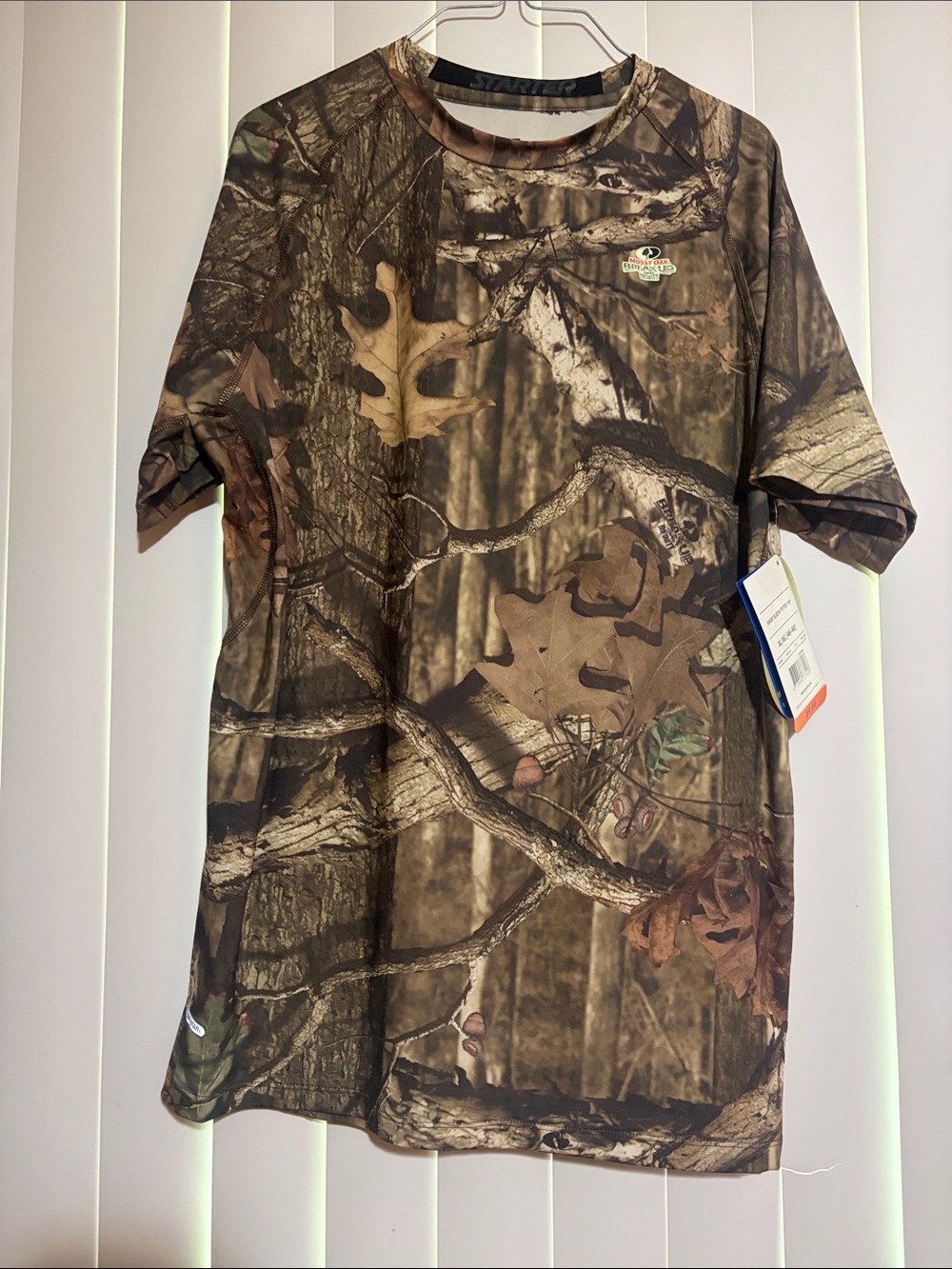Mossy Oak Brown Woodland Camo Short-Sleeve Mens Tee